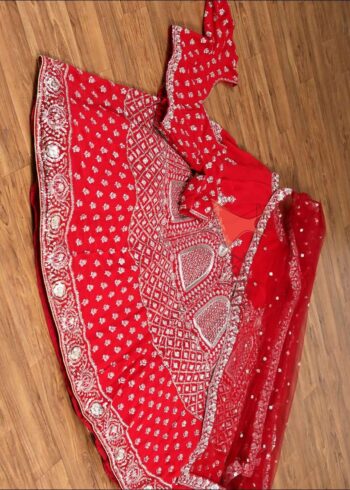 Bridal Embroidered Lehenga Choli - Image 3