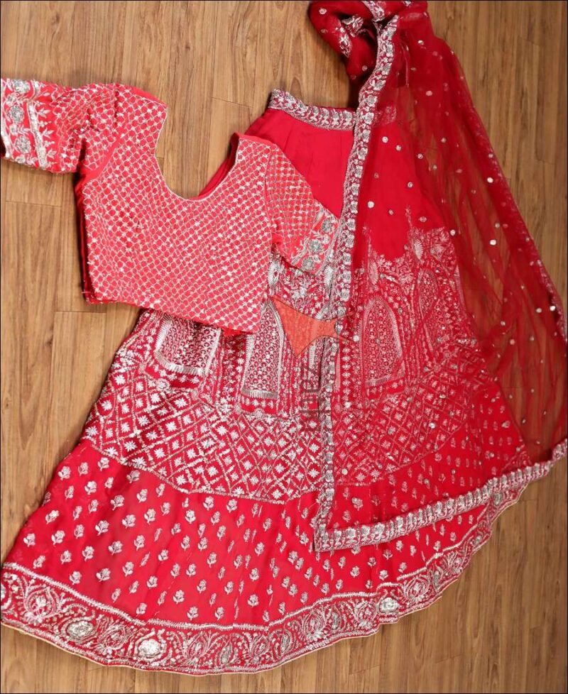 Bridal Embroidered Lehenga Choli - Image 4