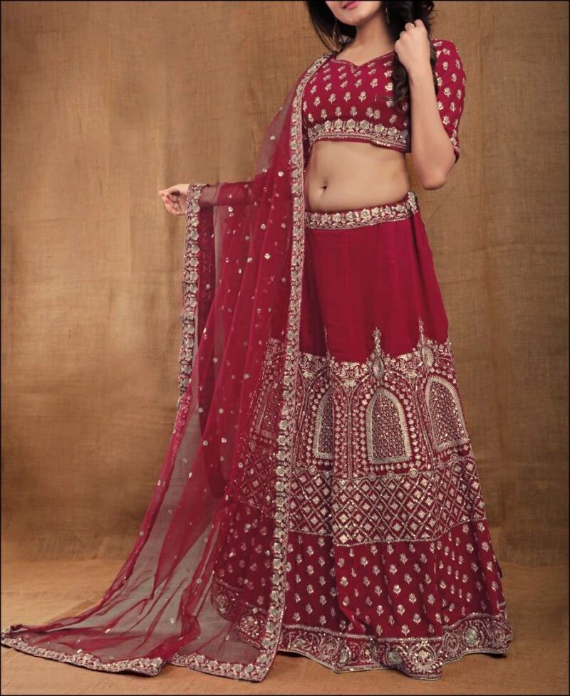 Bridal Embroidered Lehenga Choli - Image 2