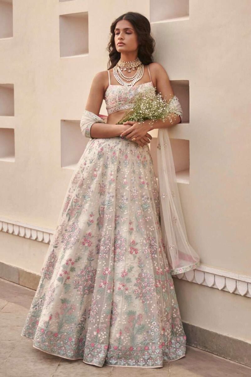 Wedding Wear Georgette Lehenga