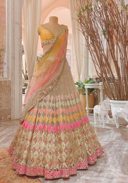 butterfly-net-mirror-work-lehenga