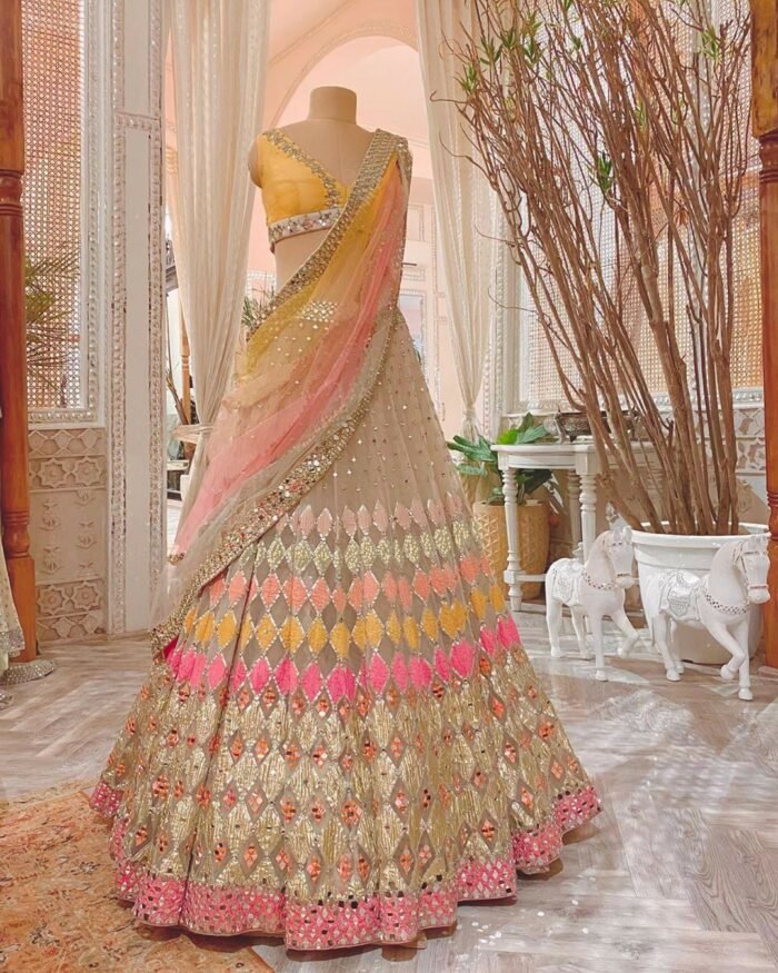 butterfly-net-mirror-work-lehenga