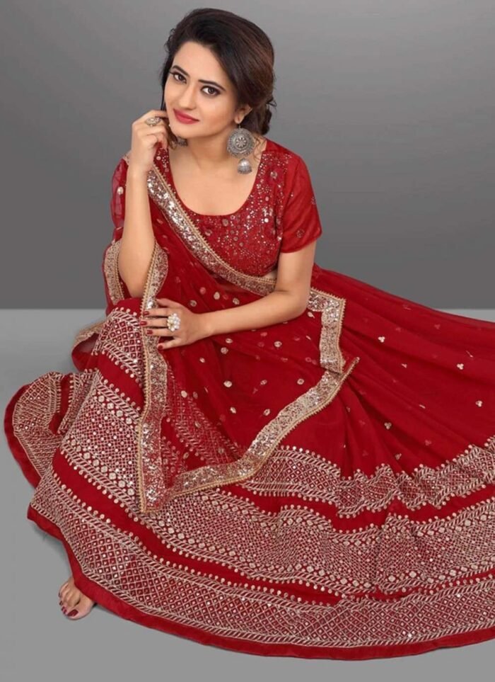 georgette sequence lehenga choli 1