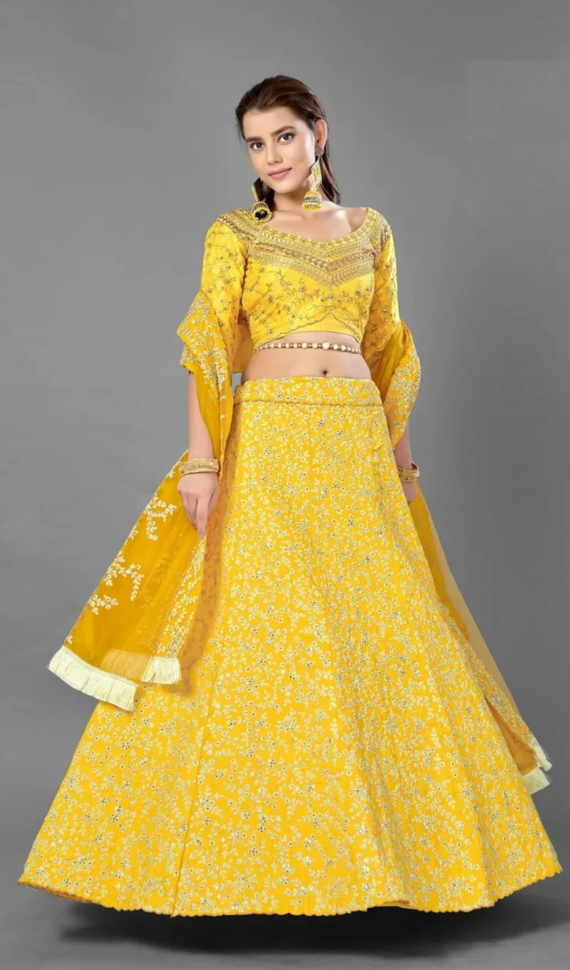 Jalpari Silk Lehenga Wholesale Price - Image 3