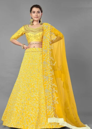 Jalpari Silk Lehenga Wholesale Price - Image 4