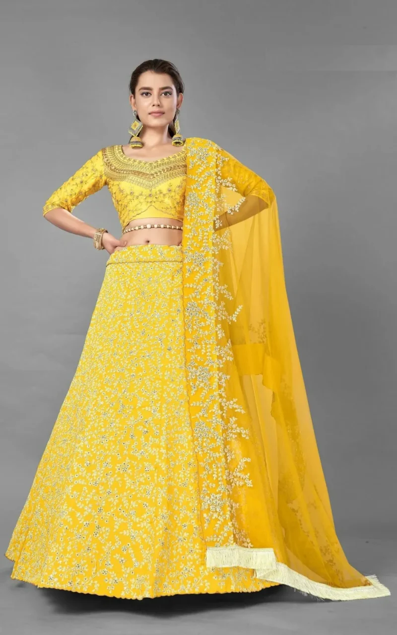 Jalpari Silk Lehenga Wholesale Price - Image 4