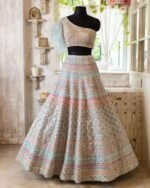 organza-silk-wedding-lehenga