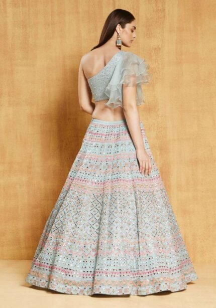 organza-silk-wedding-lehenga