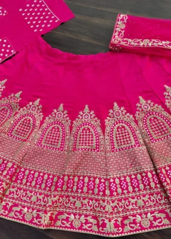 pink-party-wear-embroidered-lehenga