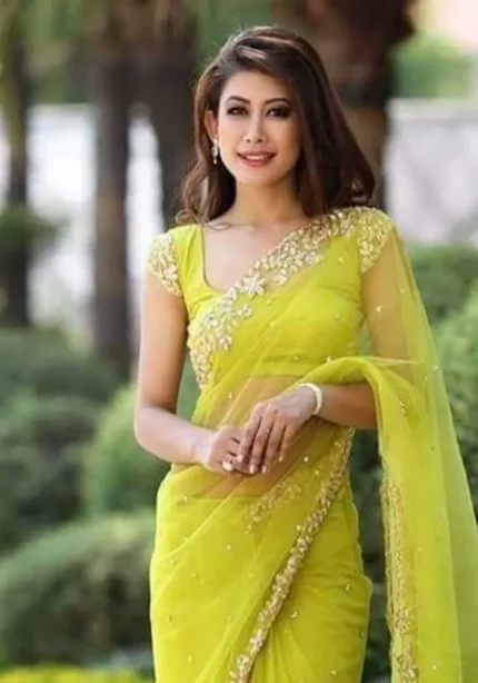 pista-green-nylon-net-saree