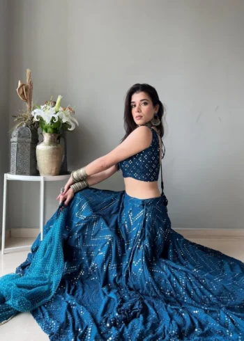 Sukhmani Gambhir Georgette Lehenga Choli - Image 4