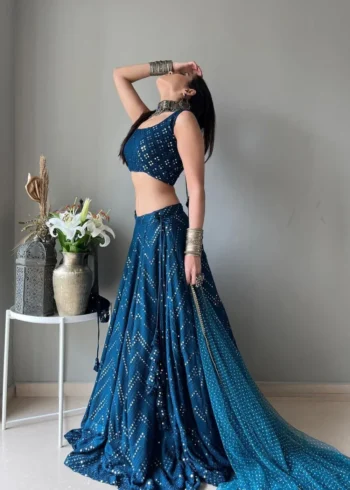 Sukhmani Gambhir Georgette Lehenga Choli - Image 3