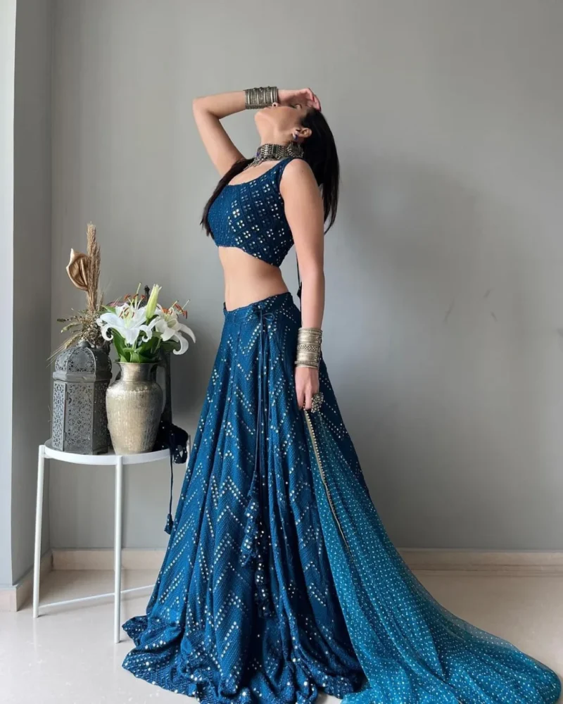 Sukhmani Gambhir Georgette Lehenga Choli - Image 3