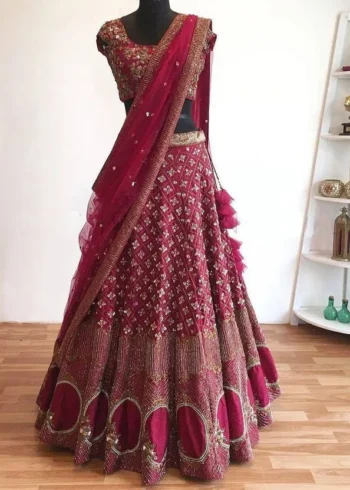 tafeta-silk-bridal-lehenga-choli