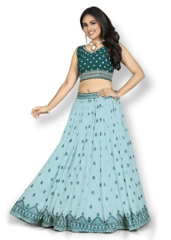 thread-embroidery-georgette-lehenga-choli
