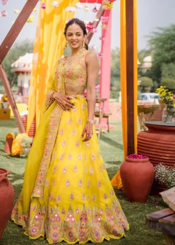 yellow-georgette-haldi-lehenga-choli