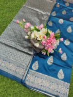 Beautiful Soft Lichi Silk Saree