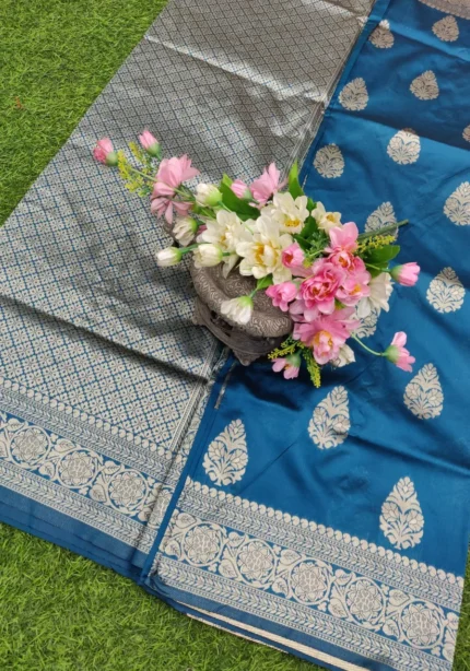 Beautiful Soft Lichi Silk Saree