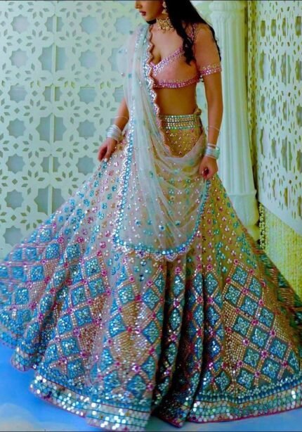 multi-color-embroidered-net-lehenga