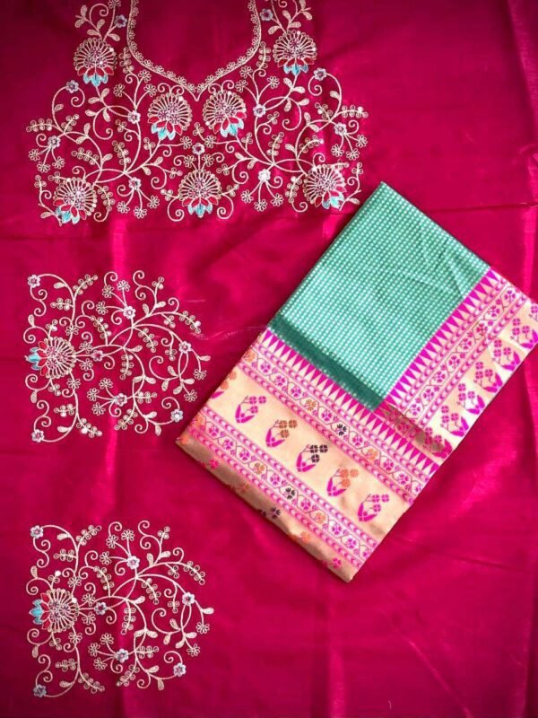 designer banarasi silk saree 3
