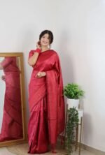 gajari-pink-green-banarasi-silk-saree