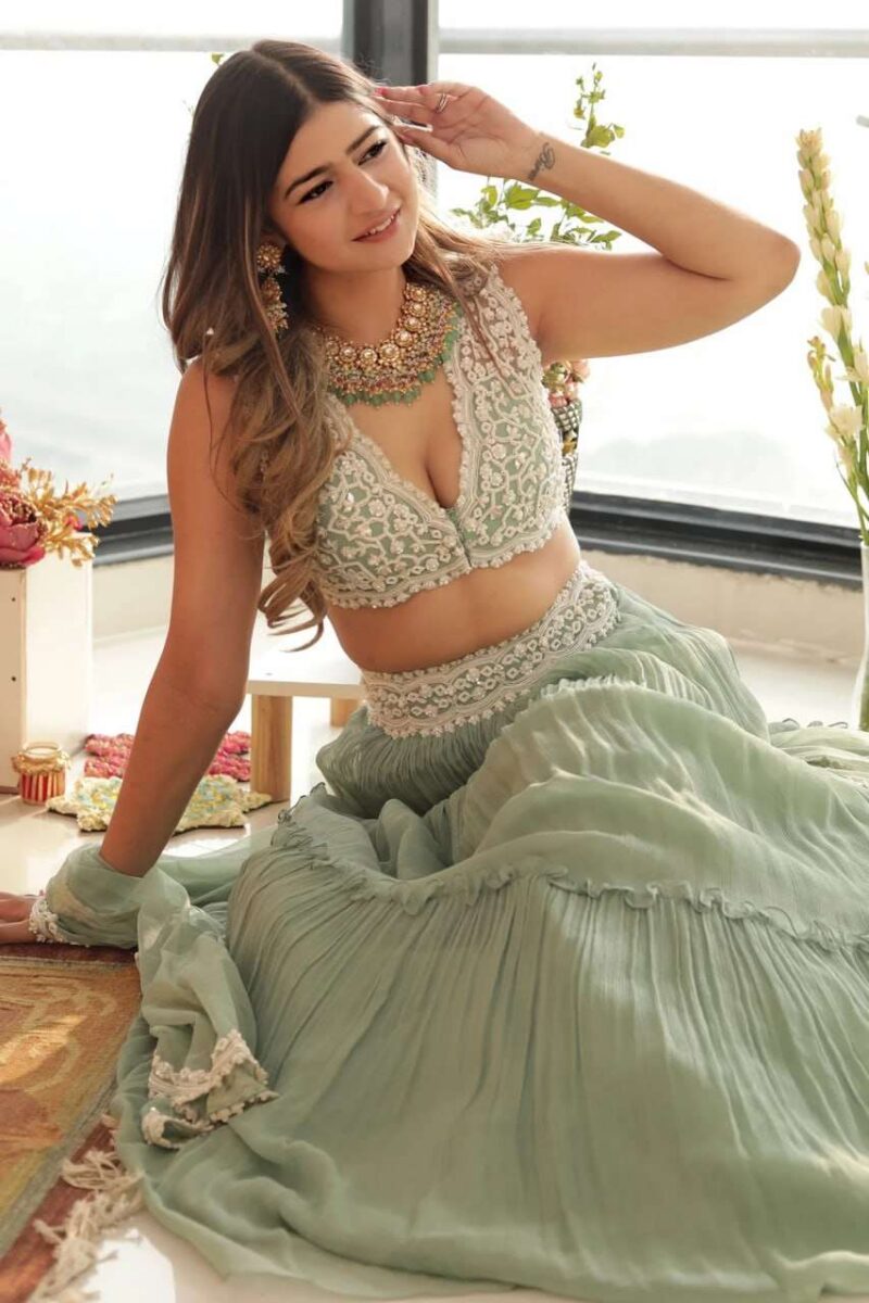 Georgette Party Wear Lehenga - Image 4