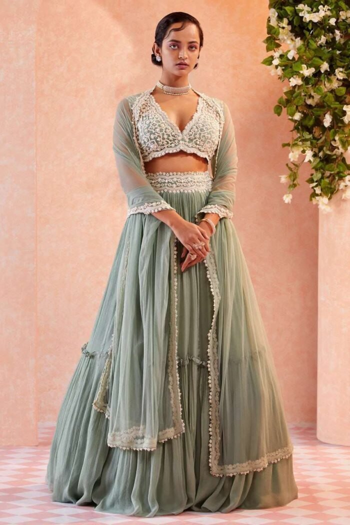 georgette-party-wear-lehenga