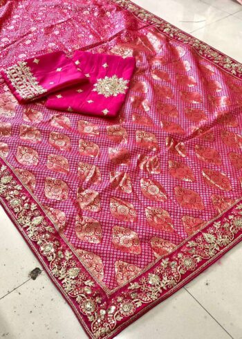 Soft Banarasi Silk Saree - Image 3
