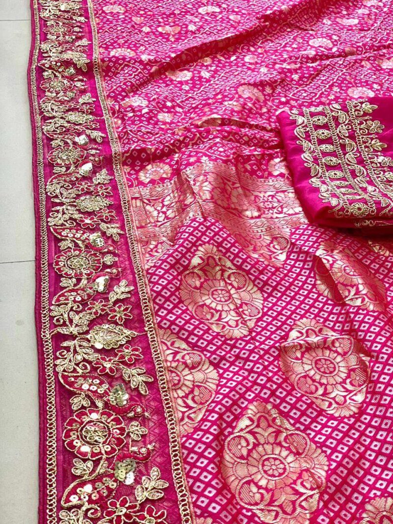 Soft Banarasi Silk Saree - Image 4