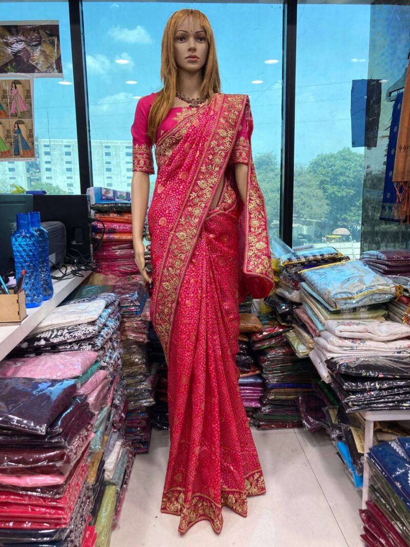 Soft Banarasi Silk Saree - Image 2