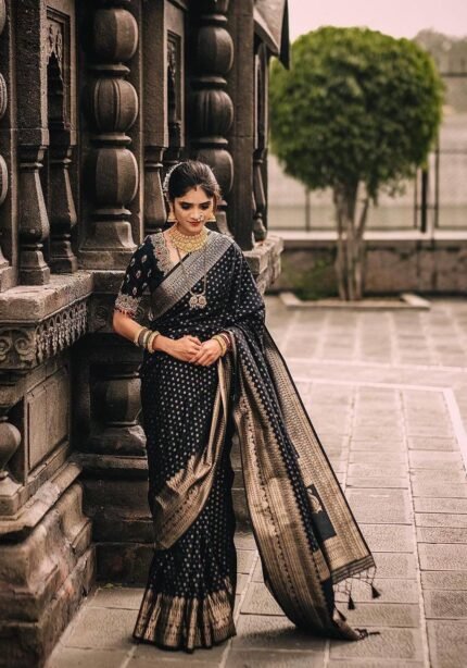 banarasi-silk-saree-black-colour