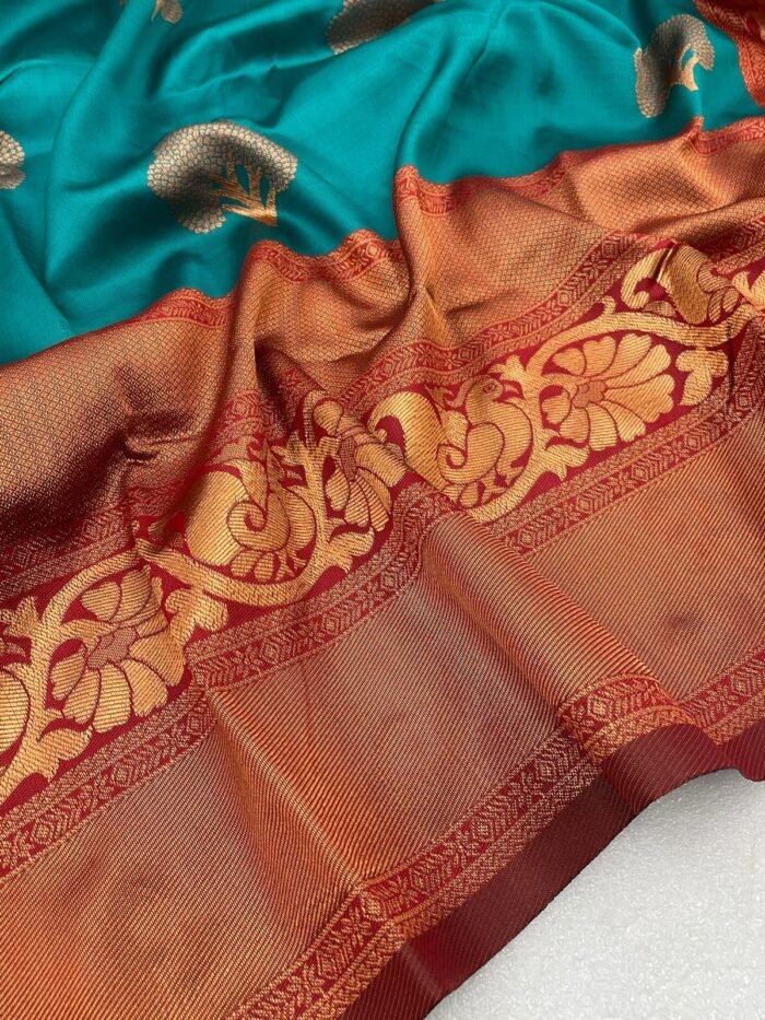 banarasi silk saree rama 2