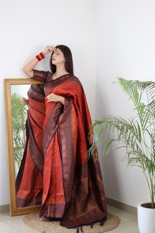 banarasi-silk-sarees-red