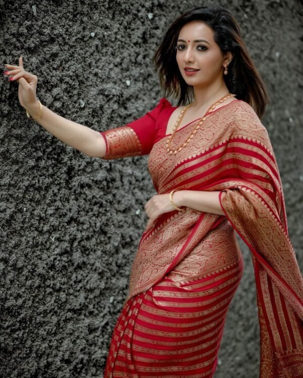 beautiful-banarasi-silk-sarees-red