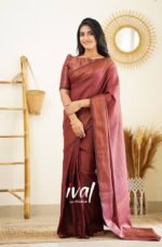 copper-zari-weaving-banarasi-saree-maroon