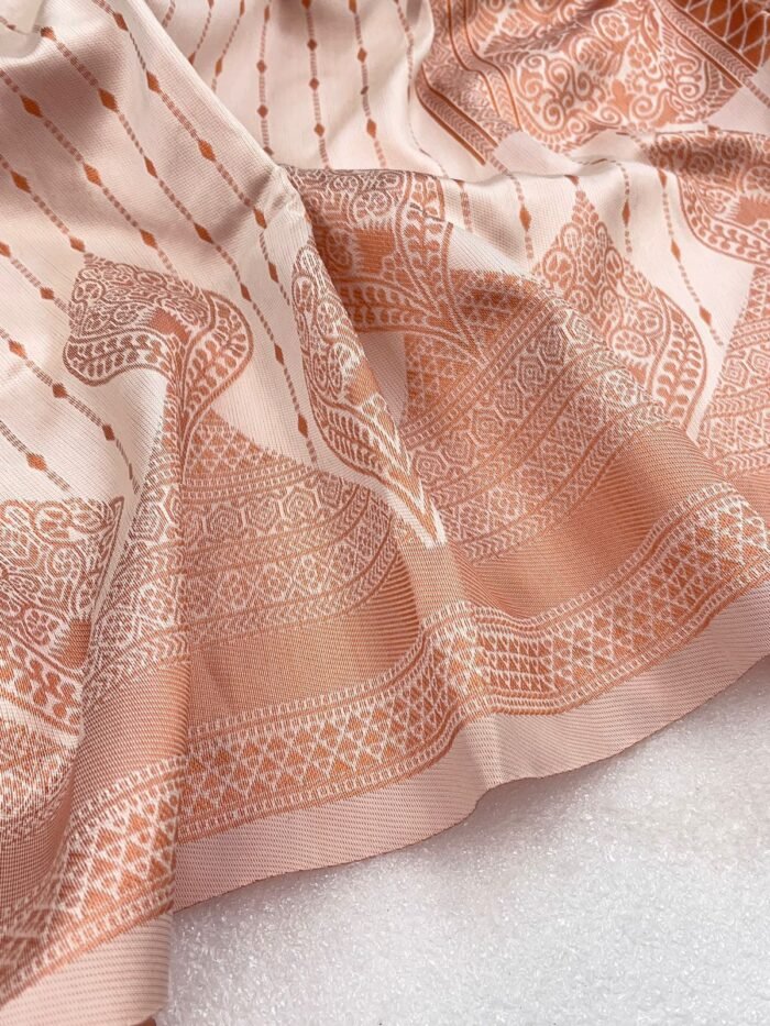 cream banarasi silk sarees 3