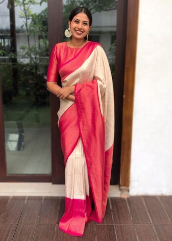 cream-pink-banarasi-silk-saree