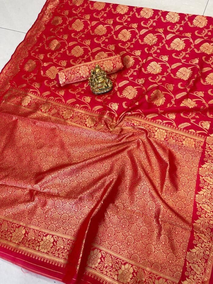 mouni roy banarasi silk saree 2