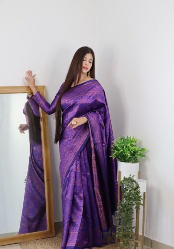 soft-banarasi-silk-sarees-violet