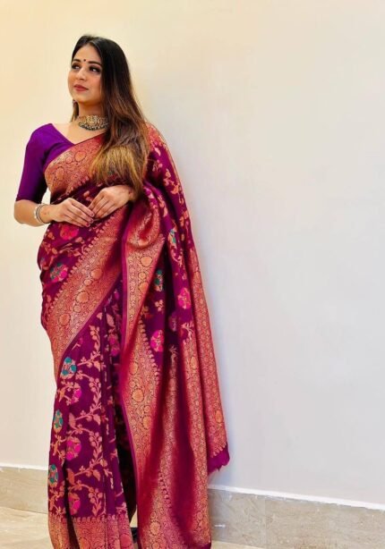 stunning-purple-banarasi-silk-sarees