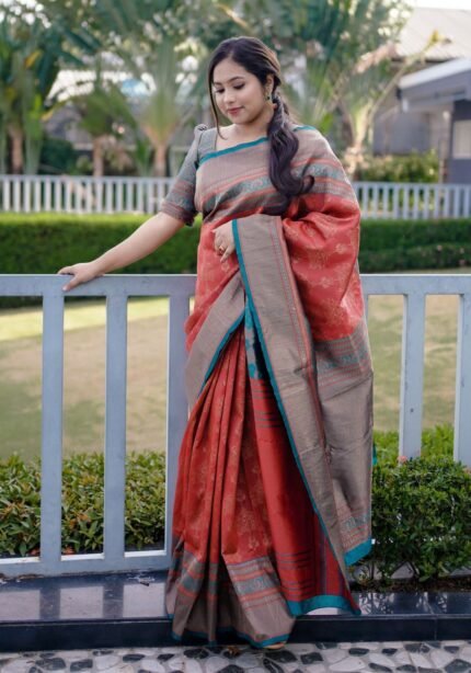 banarasi-silk-saree-red