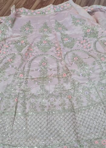 Embroidered Cobra Silk Lehenga Choli - Image 2