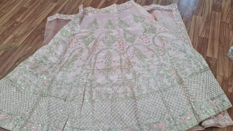 Embroidered Cobra Silk Lehenga Choli - Image 2