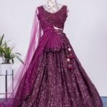 georgette-sequins-embroidered-lehenga-wine