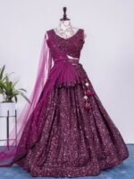 georgette-sequins-embroidered-lehenga-wine