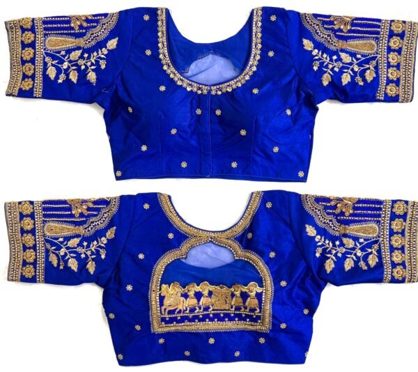 doli-handwork-designer-blouse-blue