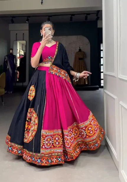 pink-black-navratri-chaniya-choli-latest-navratri-collection-2023-bella-signora