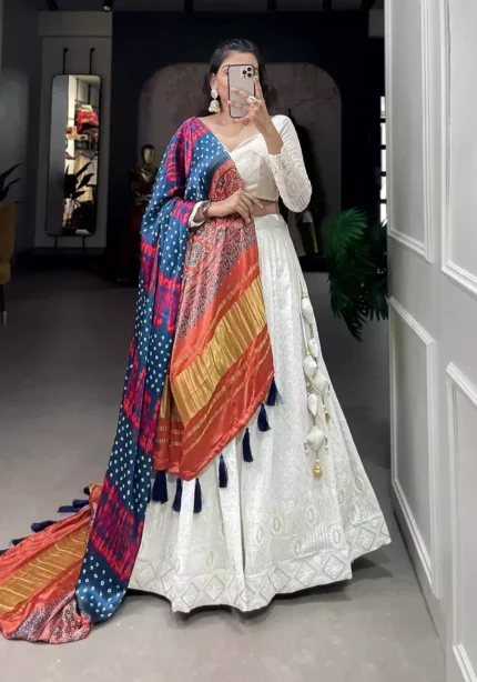 georgette-sequins-lucknowi-lehenga-choli