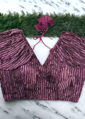 cape-sleeves-designer-blouse