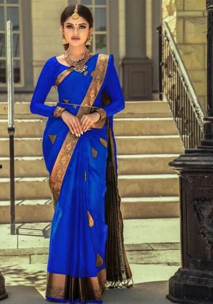 breathable-organic-banarasi-sarees-blue